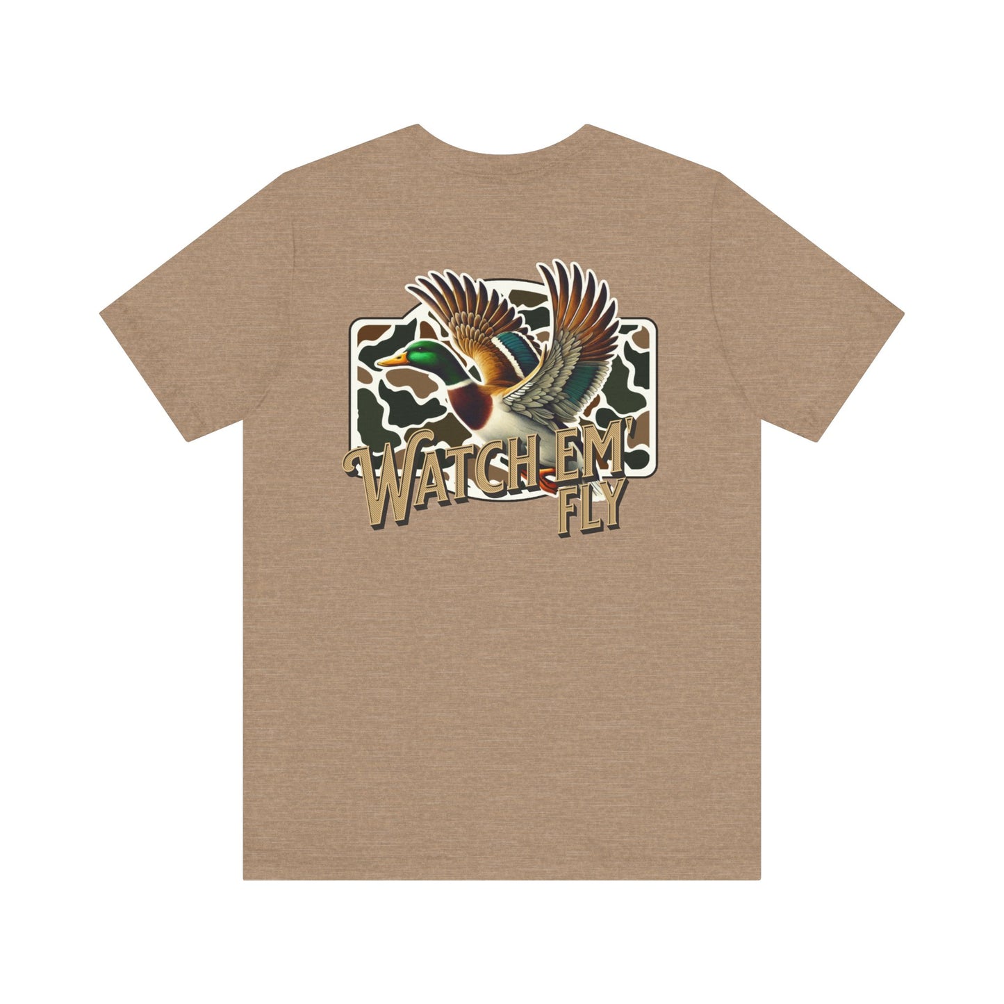 Watch Em' Fly Unisex Jersey Tee - 'Watch 'Em Fly' Design for Nature Lovers