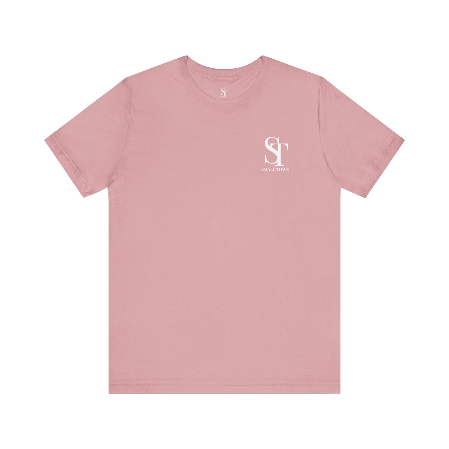 Smalltown Treasure Unisex Jersey Tee - Casual Retro Style- Seashell Beach Design