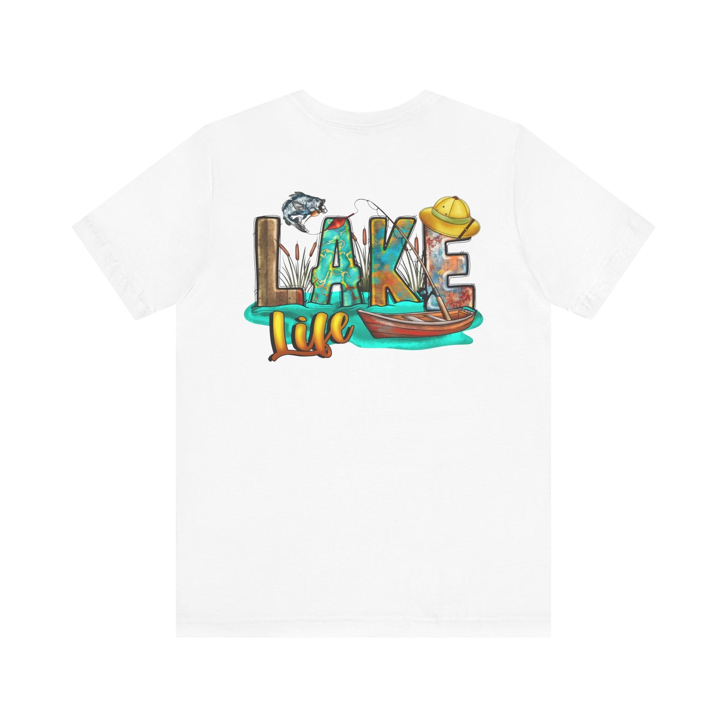 Lake Life Unisex Jersey Short Sleeve Tee - Perfect for Outdoor Enthusiasts and Summer Vibes