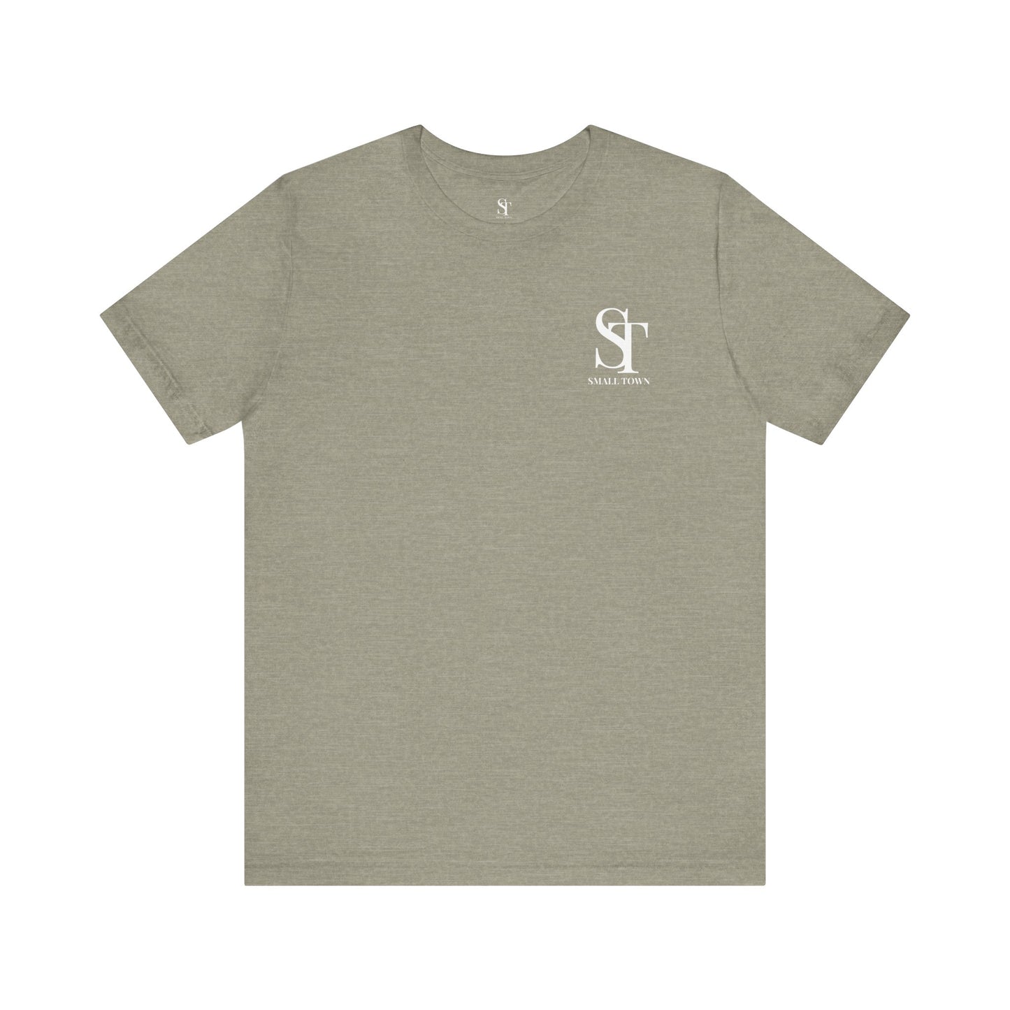 Smalltown Treasure Unisex Jersey Tee - Casual Retro Style- Seashell Beach Design