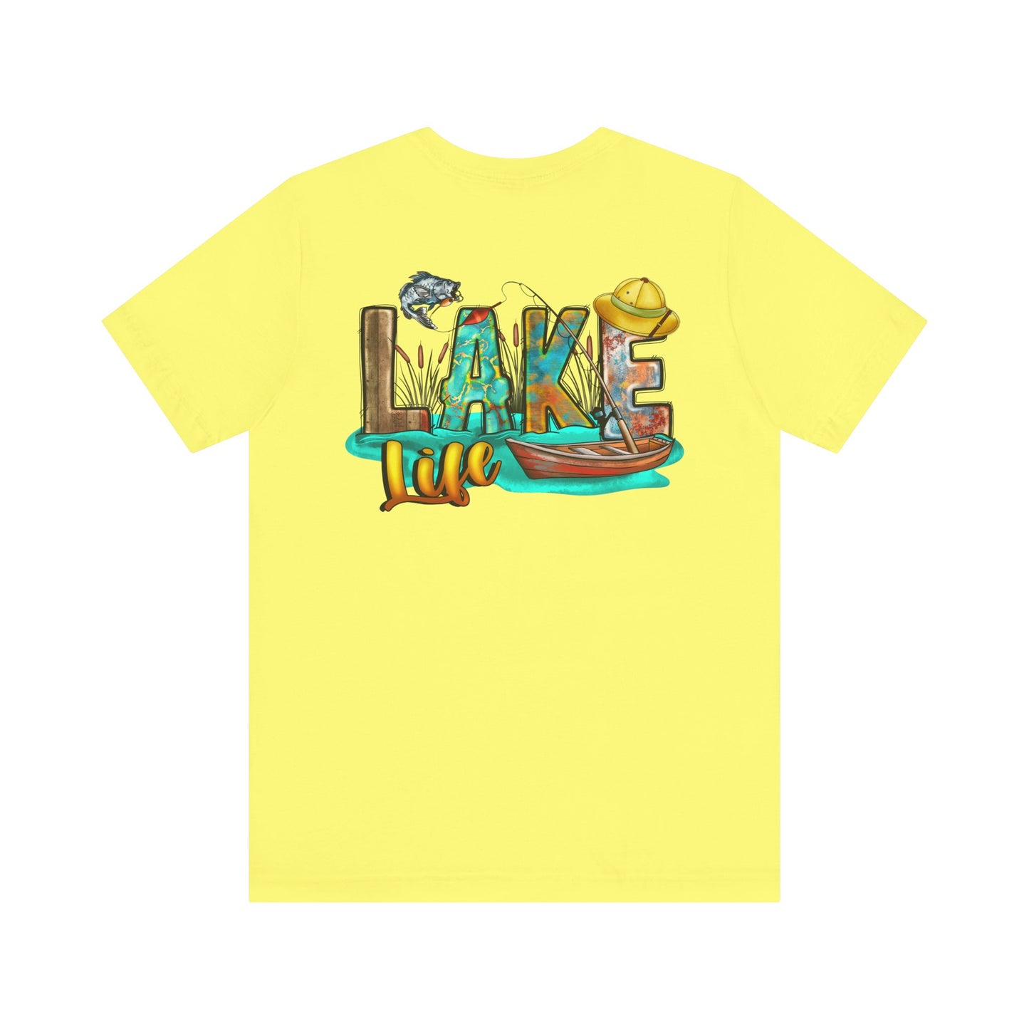 Lake Life Unisex Jersey Short Sleeve Tee - Perfect for Outdoor Enthusiasts and Summer Vibes