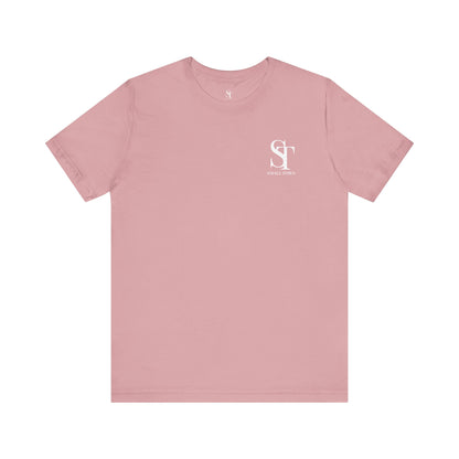 Smalltown Treasure Unisex Jersey Tee - Casual Retro Style- Seashell Beach Design
