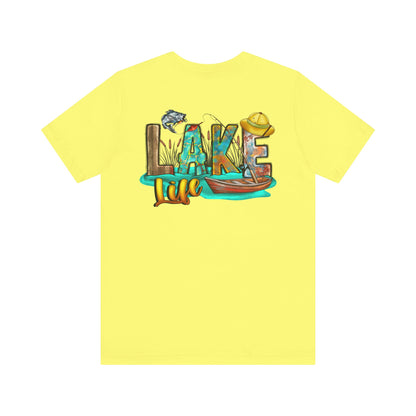 Lake Life Unisex Jersey Short Sleeve Tee - Perfect for Outdoor Enthusiasts and Summer Vibes